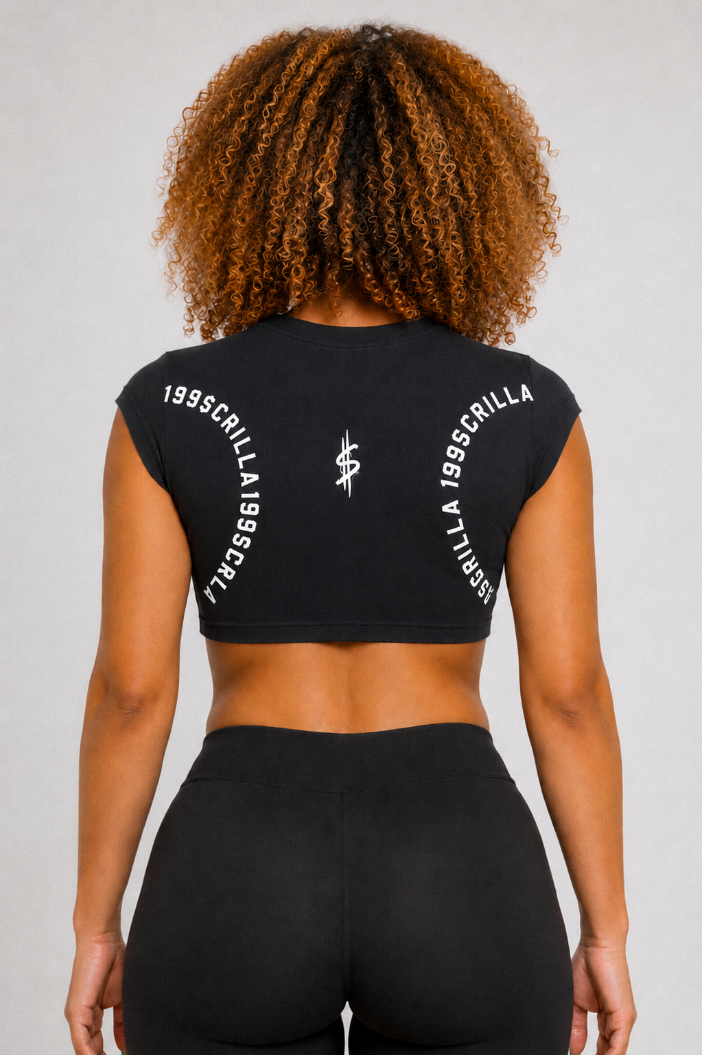 199Scrilla Arc Crop Top (Black)