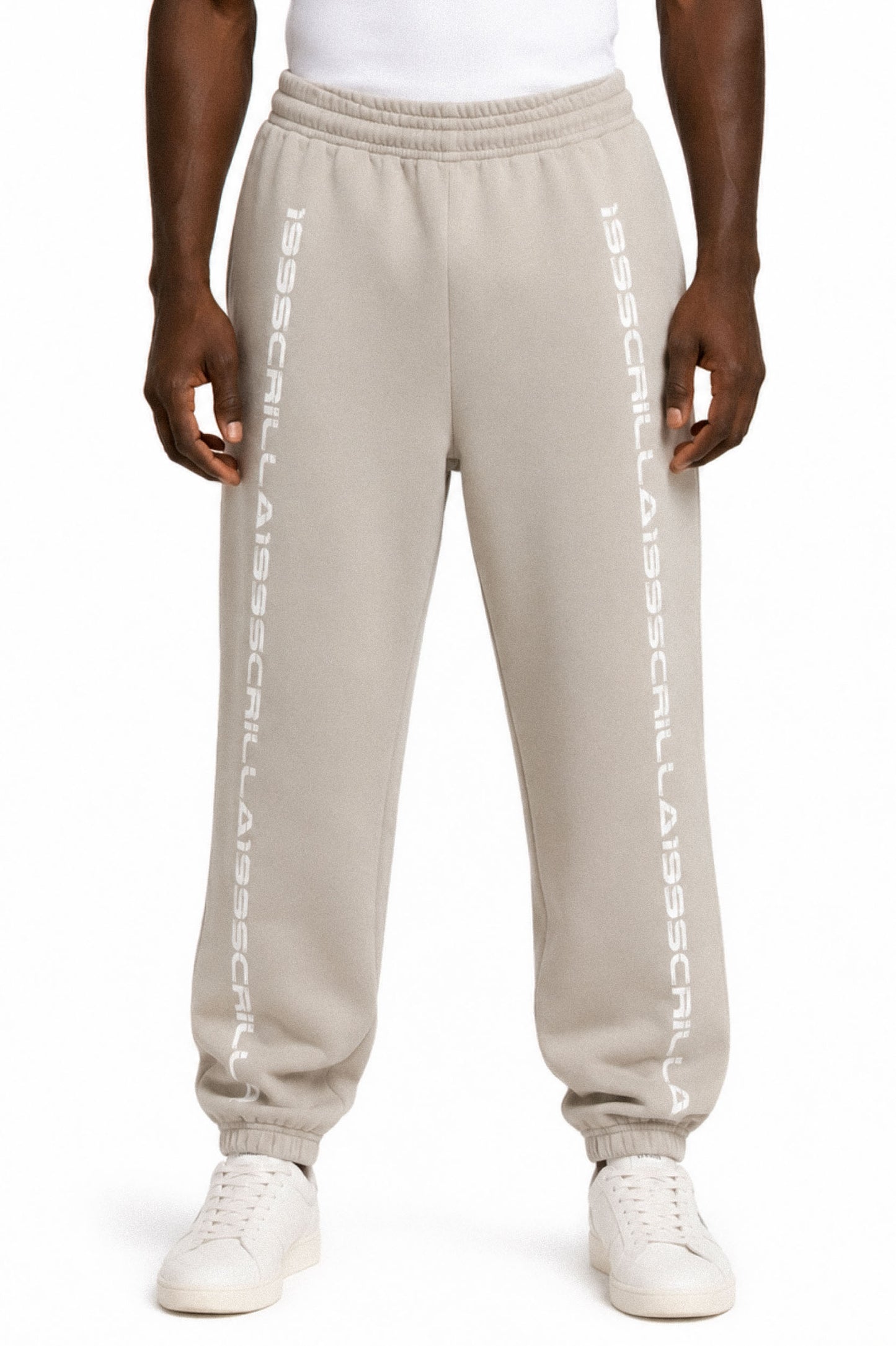 199Scrilla Tape Sweatpants (Stone)