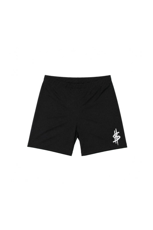 Scrilla Tag Biker Shorts (Black)