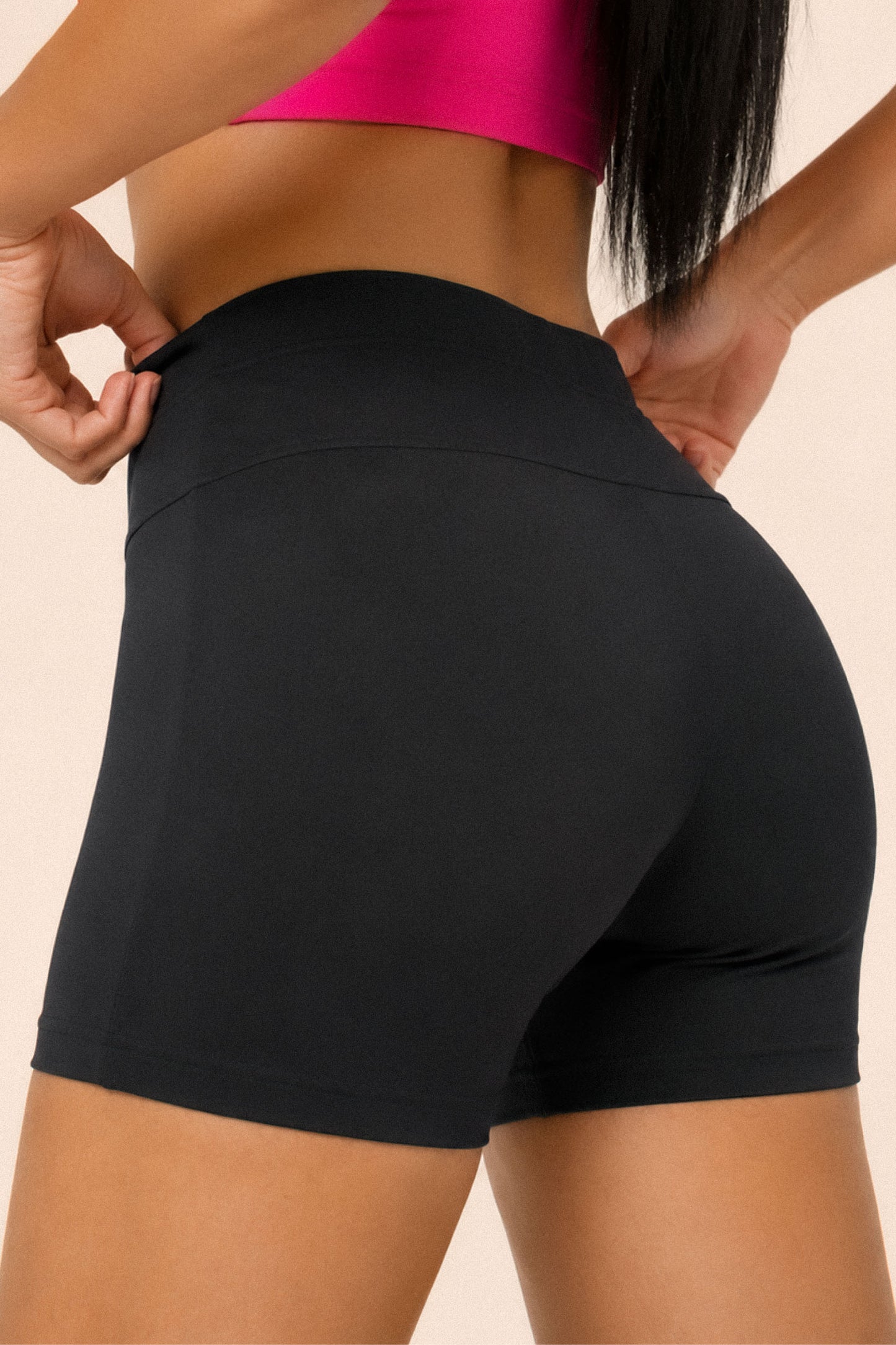 Scrilla Tag Biker Shorts (Black)