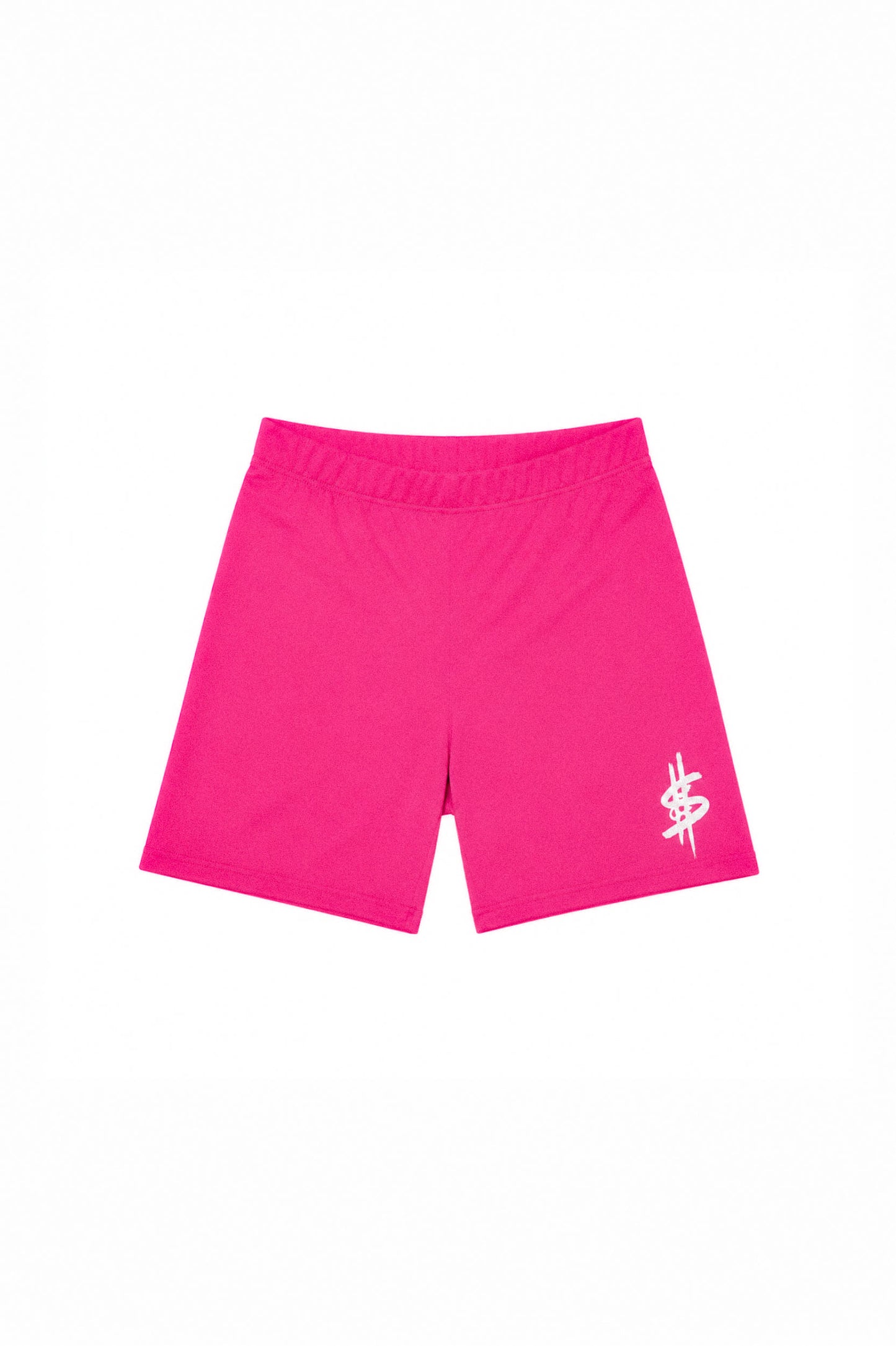 Scrilla Tag Biker Shorts (Pink)