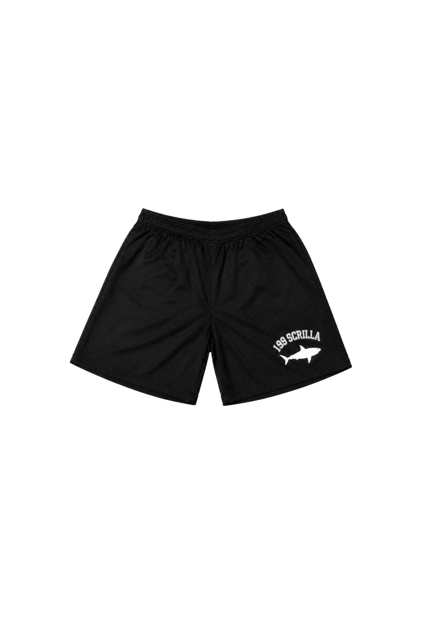 199 Scrilla Shark Mesh Shorts (Black)