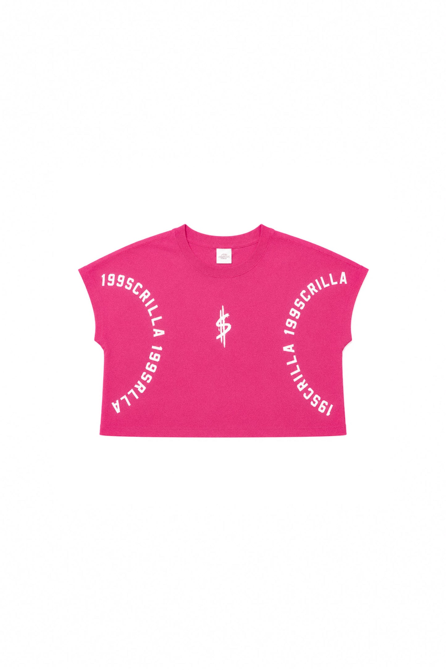 199Scrilla Arc Crop Top (Pink)