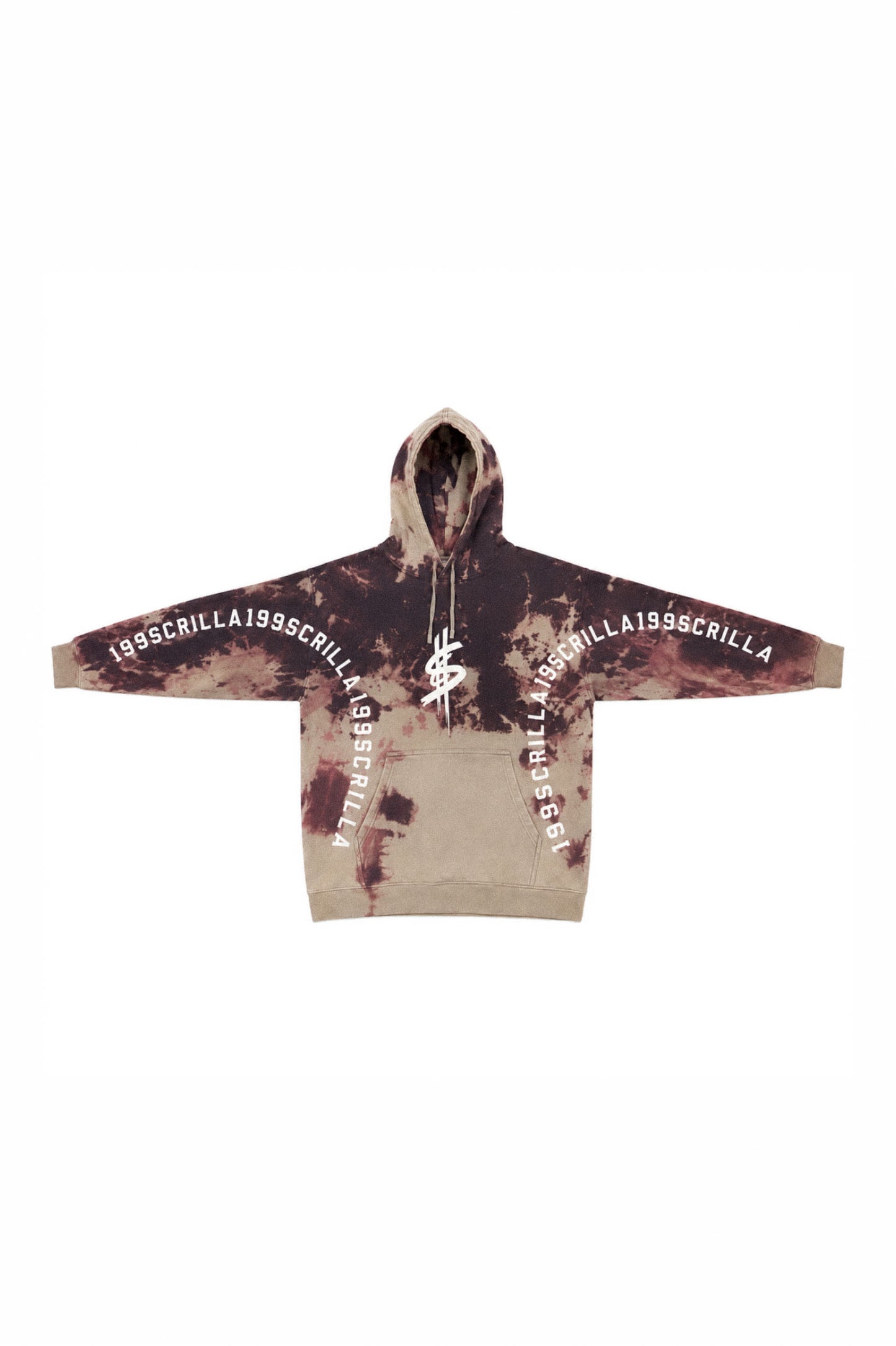 199$crilla Splatter Hoodie (Brown/Sand)