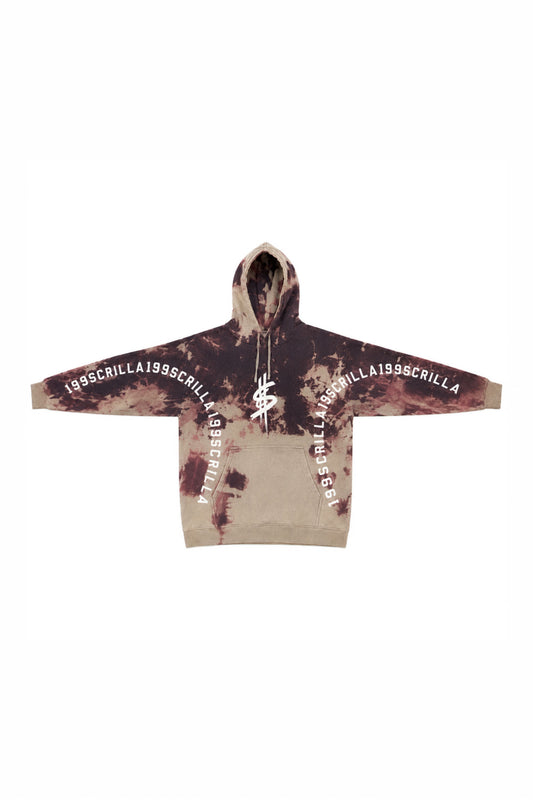 199$crilla Splatter Hoodie (Brown/Sand)
