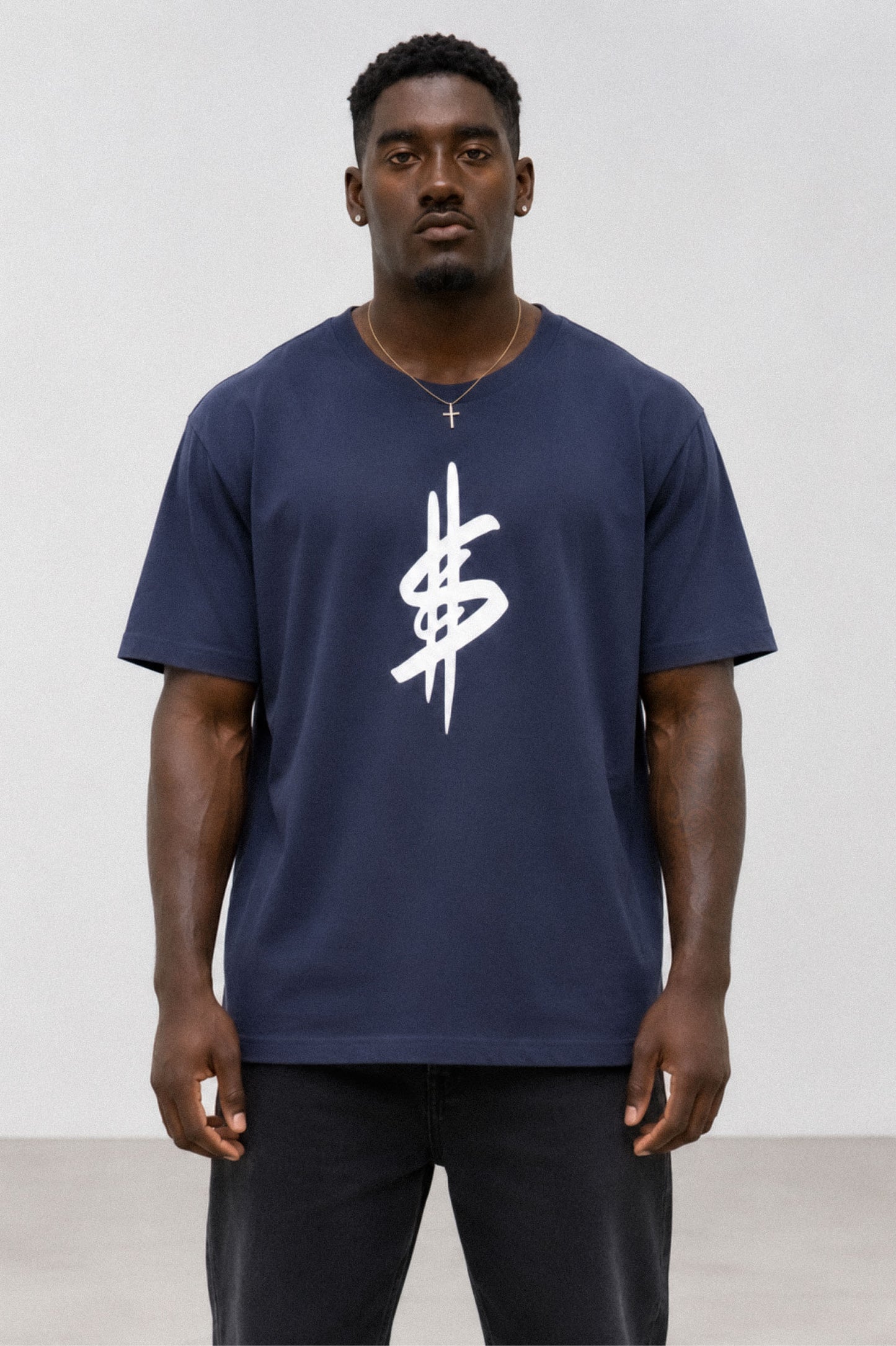 Scrilla Tag Tee (Navy)