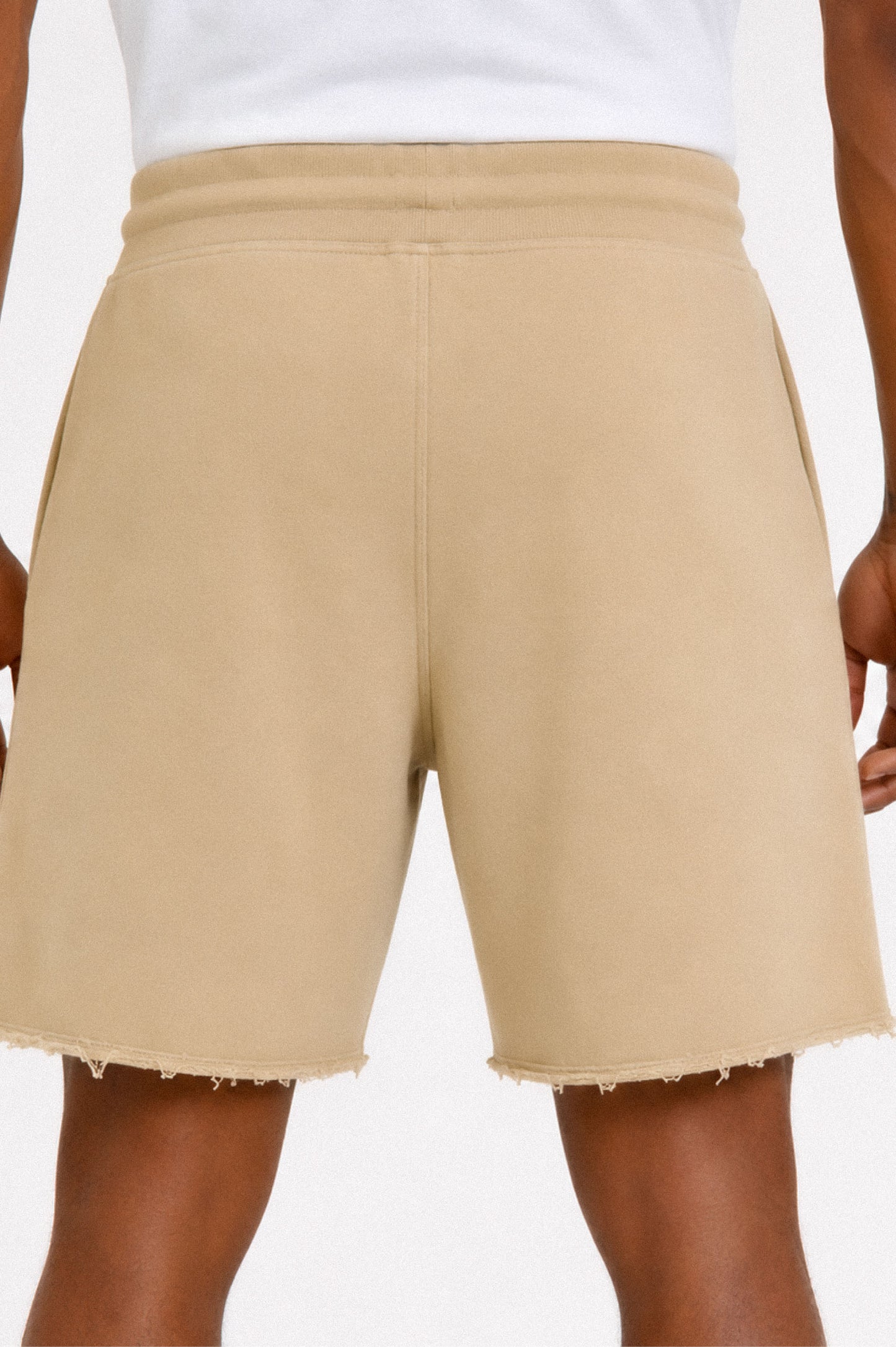 199Scrilla Arc Fleece Shorts (Sand)